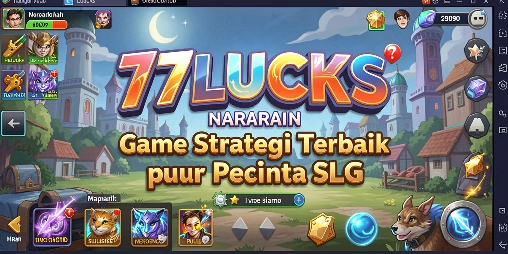 Tampilan gameplay seru dan menantang di 77LUCKS.