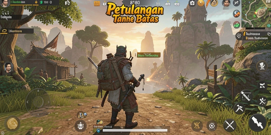 Tampilan menakjubkan dari gameplay dunia terbuka 8180.