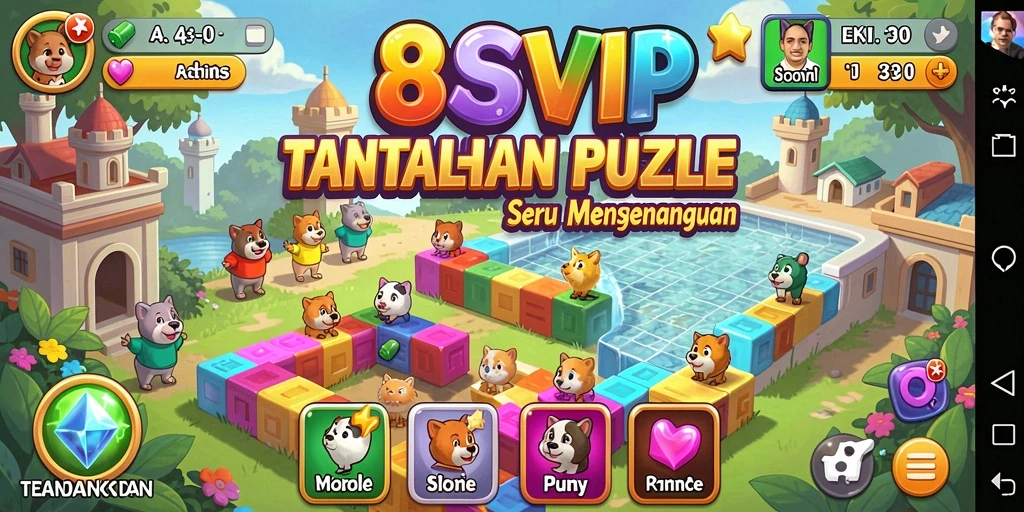Screenshot 8SVIP menampilkan gameplay menantang dengan grafik menarik.