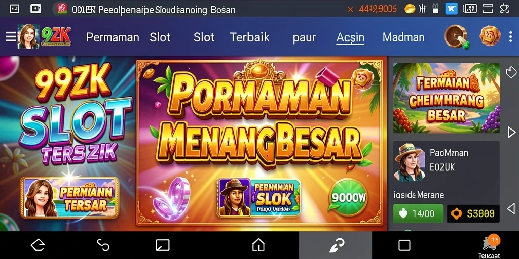 Tampilan gameplay menarik dari 99ZK saat berputar di slot.