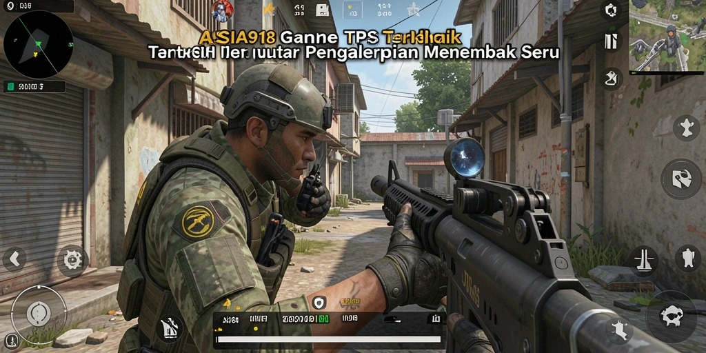 Tampilan gameplay intens saat bertempur di ASIA918.