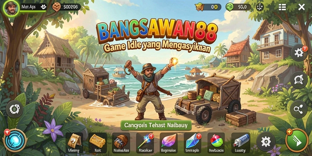 Tampilan dinamis gameplay BANGSAWAN88 yang seru.