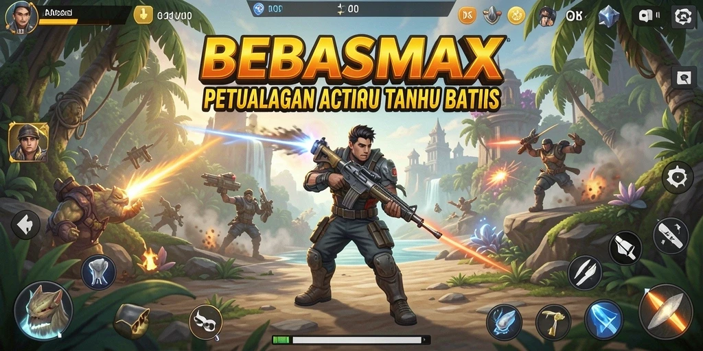 Gameplay menakjubkan di BEBASMAX dengan aksi yang intens.