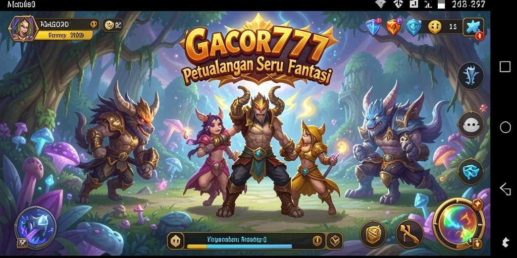 Tampilan gameplay seru dalam GACOR777 dengan pencarian petualangan.