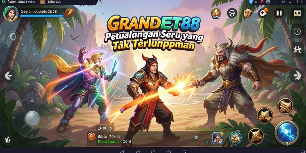 Gameplay menegangkan di dunia penuh petualangan.