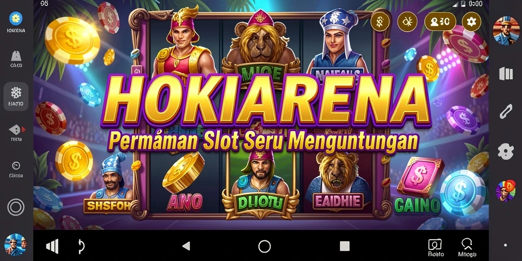 Tampilan gameplay seru HOKIARENA yang memukau.