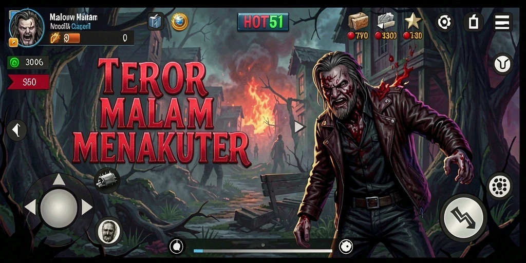 Gameplay HOT51 yang menyeramkan dan atmosfer yang mencekam.