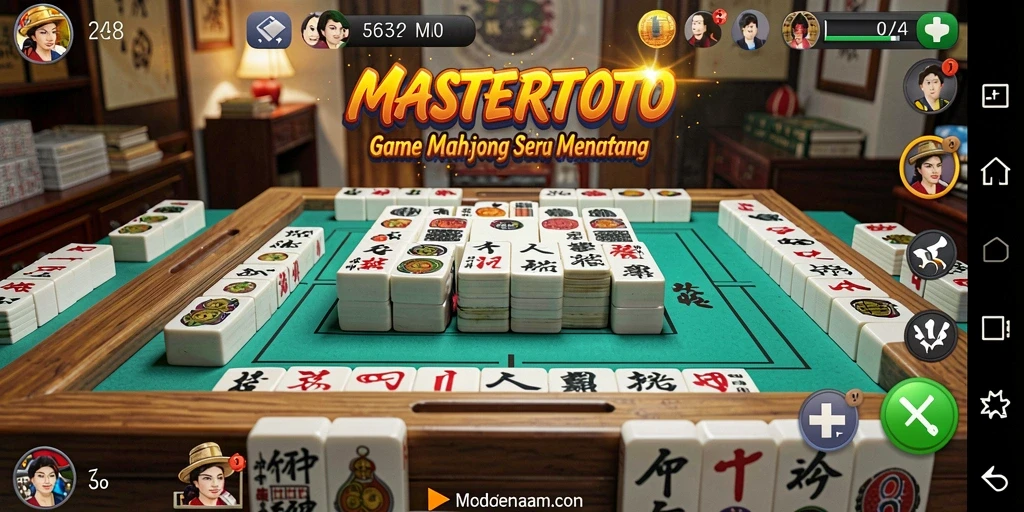 Gameplay Mahjong yang seru dan menarik di MASTERTOTO.