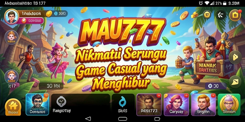Tangkapan layar menunjukkan gameplay menyenangkan dari MAU777.