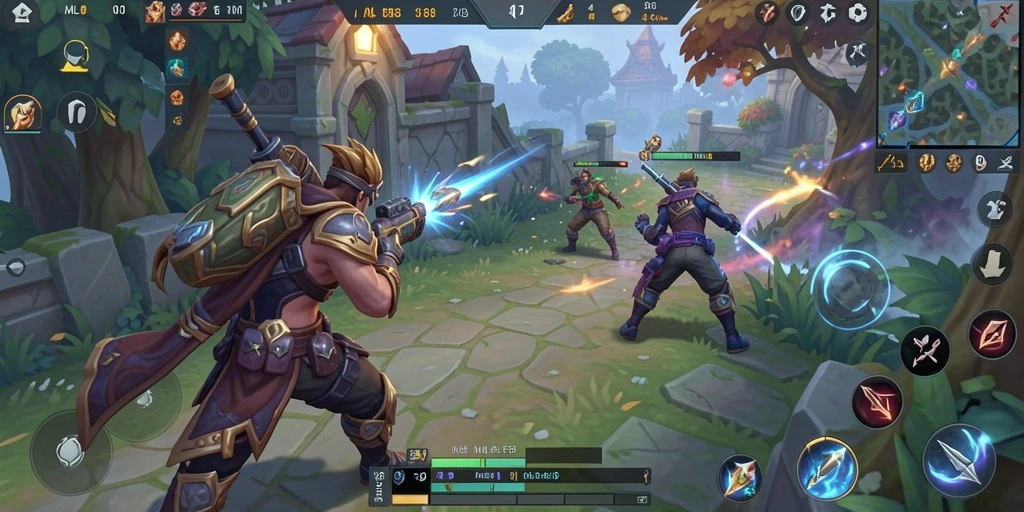 Tampilan gameplay intens dalam pertempuran FPS yang mendebarkan.