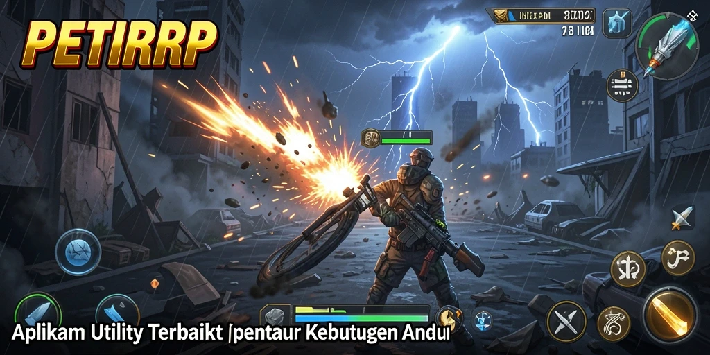Screenshot utama PETIRRP menampilkan antarmuka aplikasi yang intuitif.