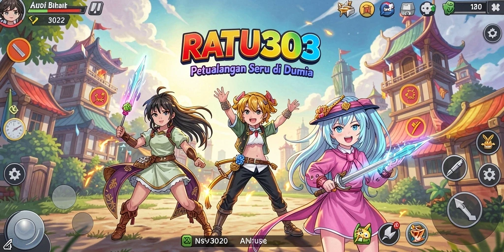 Gameplay menarik dalam RATU303 dengan karakter Anime.