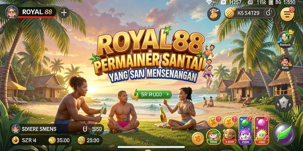 Tampilan gameplay menarik dari ROYAL88 dengan karakter yang lucu dan grafis berkualitas.