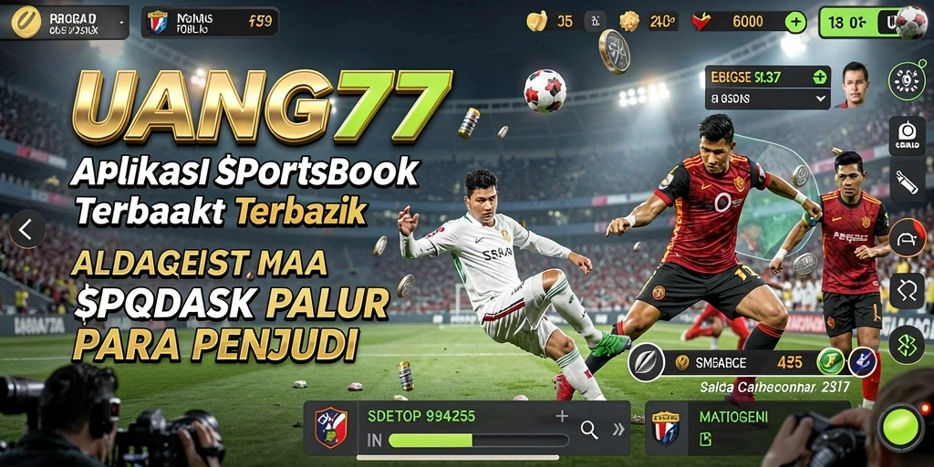 Tangkapan layar menunjukkan tampilan permainan Sportsbook yang menarik.