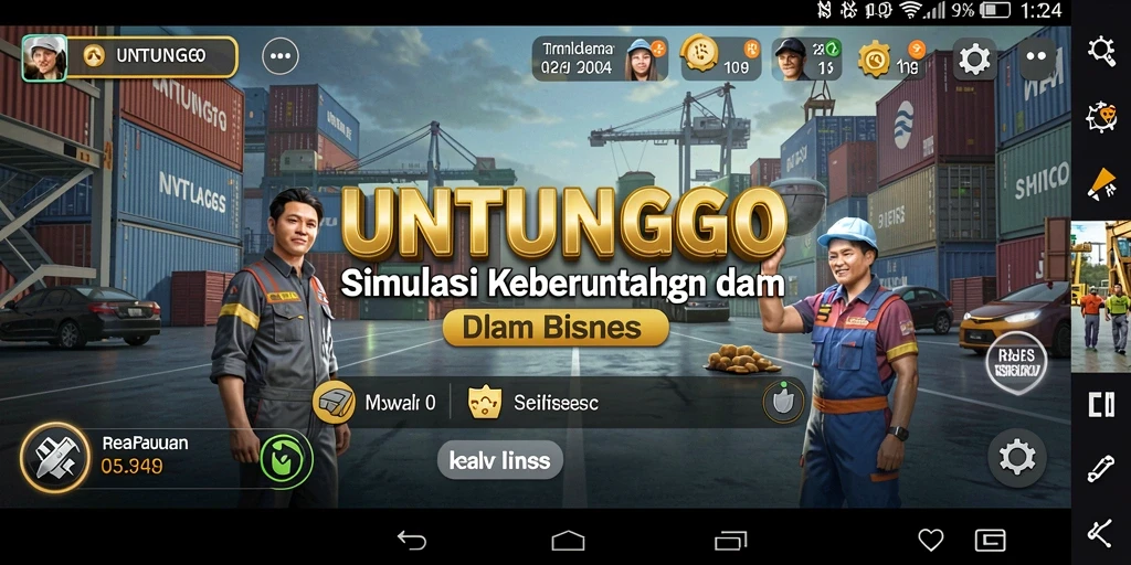 Screenshot UNTUNGGO menampilkan strategi bisnis yang menarik.